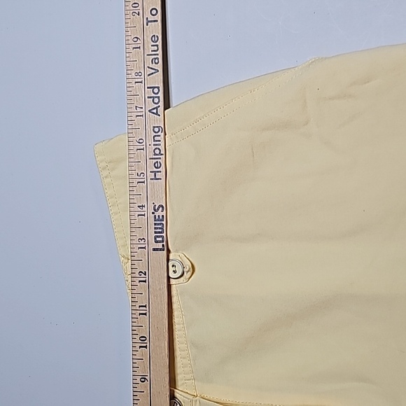 Alfred Dunner Capris Sz 14 Pretty Yellow - Picture 7 of 11